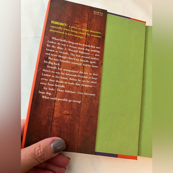 Scholastic Hideout Gordon Korman Hardcover - Picture 4 of 4